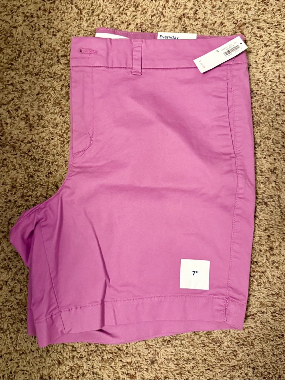 (4) PAIR - Old Navy Women’s Pink 7" Bermuda Shorts - Picture 2 of 6